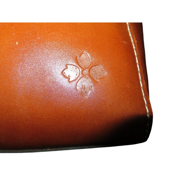 Patricia Nash Heritage Collection Leather Crossbody & Bernini Wallet Set Cognac - Picture 9 of 14
